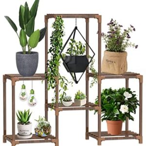 GRDNON plant stands indoor wooden plant shelf for conservatory’s plants outdoor ornamental plant stands for garden pots plant shelves indoor for living room Garden Balcony Patio Bedroom