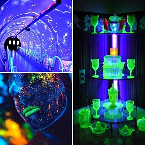 UV LED Black Light 10W UV Portable Blacklight for UV Poster / UV Art / Bedroom / Ultraviolet Light for Halloween and Blacklight Parties - Image 3