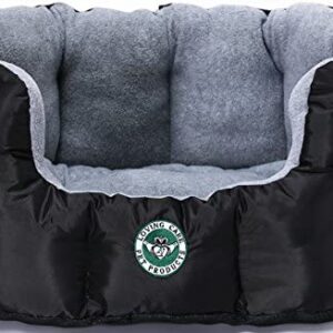 Loving Care Pet Products Ultra Supreme Nesting Style Pet Bed (MEDIUM = 51cm L x 50cm W x 24cm H, FAITHFUL GREY)