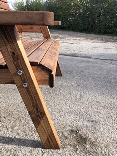 Simply Wood Imperial Wooden Garden Bench 4ft (2 Seater) - SALE!!! SALE!!! SALE!!! - Image 5