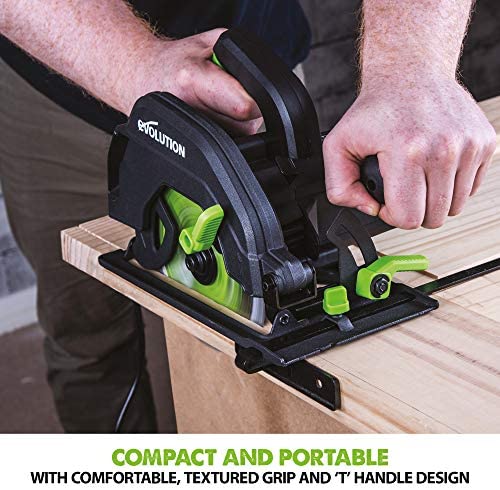 Evolution Power Tools F165CCSL Circular Saw With Multi-Material Cutting, 1200W, 165 mm, (230V) - Image 14