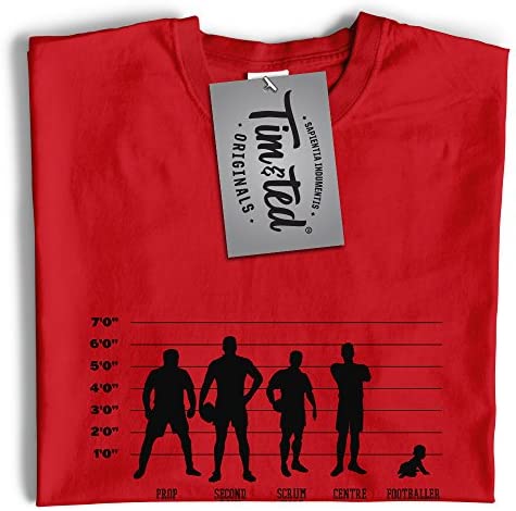 Novelty Sports T Shirt Rugby Vs Football Baby Lineup - Image 3