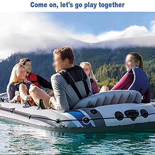 ZXQZ Kayak, 4 People Inflatable Kayak with Tent Inflatable Canoe Blow Up Kayak for Summer Surfing Fishing - Image 6