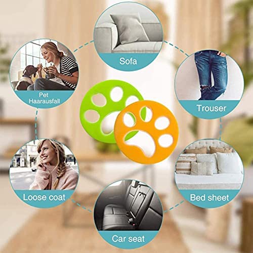 Aoseahess Pet Hair Remover for Laundry, Catcher for Laundry Clothes Bedding and Hair, Eco-Friendly & Reusable Hair Remover Ball for Washing Machine (Hair Remover1) - Image 8