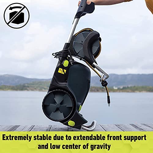 AVA Master P70 Pressure Washer, incl Patio Cleaner, High Power Jet Washer For Car Wash, Garden & Patio Cleaning, 145 Bar 500 L/H 2100 W, Incl Zero-Force Gun, Follow-Me Hose Reel, Zoom Lance - Image 6