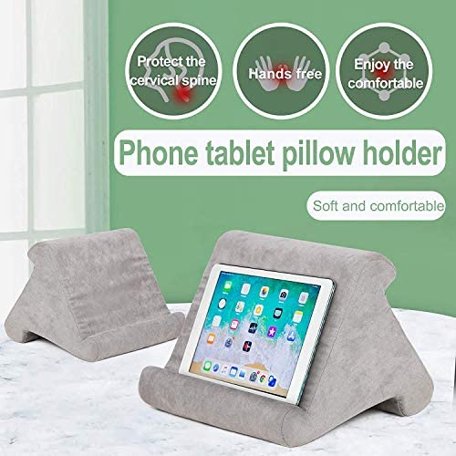 KANRAX Soft Tablet Stand - Universal Multi-Angle Book Rest Reading Pad Support Cushion Tablet Wedge Holder - Lazy Holder for eReaders, Magazines, Kindle, Smartphones - Image 3