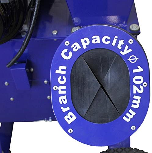 Log Splitter 5T Electric & 15HP Wood Chipper Petrol Timber Cutter Hydraulic 3L 2000W Motor Axe 2 Blades Duoblade Garden Shredding Mulcher 4-Stroke 420cc| 370mm Max Log Length - Image 4
