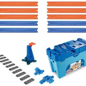 Hot Wheels FLK90 Builder Multi Loop Box Playset and Connectable Track Play Set with Diecast Car [Amazon Exclusive]