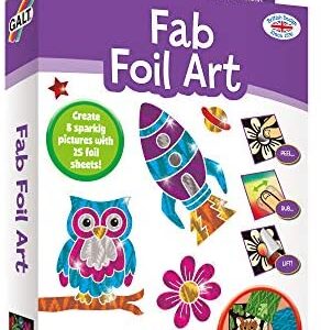 Galt Toys, Fab Foil Art, Craft Kit for Kids, Ages 6 Years Plus