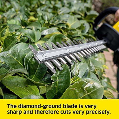 Kärcher 18 V Cordless Hedge Trimmer HGE 18-45 Battery Set, Include 18 V/2.5Ah Battery and Fast Charger, Cutting Length: 45 cm, Diamond-ground Blade, Weight: 2.68 kg, Power: Max 250 m - Image 4