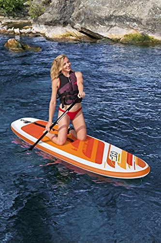Bestway Hydro-force SUP, Aqua Journey Set Stand Up Paddle Board with Hand Pump and Travel Bag, 9 ft - Image 6