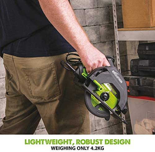 Evolution Power Tools F165CCSL Circular Saw With Multi-Material Cutting, 1200W, 165 mm, (230V) - Image 18