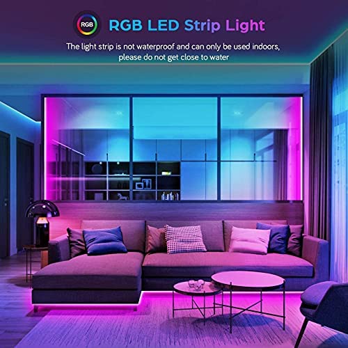 LED Strip Lights with Remote, LATKRUU 20M LED Lights Bluetooth RGB Lights LED Tape Lights with 44-Keys Remote Music Sync Colour Changing Led Mood Strip Light for Bedroom, Room, Christmas Decoration… - Image 7