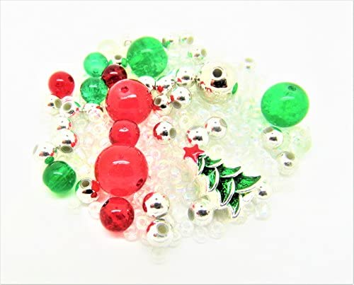 Julz Beads Christmas Tree Memory Wire Bracelet Jewellery Making Kit Instructions K0025L - Image 2