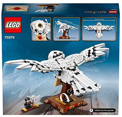 LEGO 75979 Harry Potter Hedwig the Owl Figure Collectible Display Model with Moving Wings - Image 8