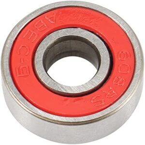 Jiaminye 50Pcs ABEC-9 608 2RS Inline Roller Skate Wheel Bearing Red Sealed 8X22X7mm Shaft Wheel Bearing Anti-Rust Skateboard