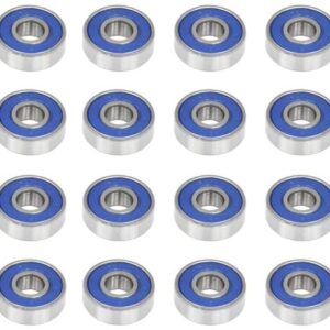 Accessotech 16 Frictionless Abec 9 Skateboard Roller Skate Wheels Scooter Spare Bearings