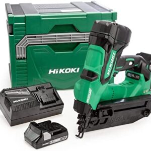 HiKOKI NT1865DMB/JXZ 18V 16GA Brushless Angled Finish Nailer (2 x 3.0Ah Batteries)