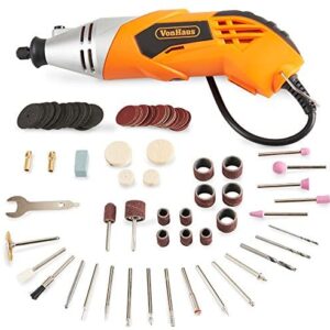 VonHaus Rotary Tool/Multitool Combitool Multi Purpose Heavy Duty 170W with 120PC Accessory Set & Storage Case – Variable Speed Switch
