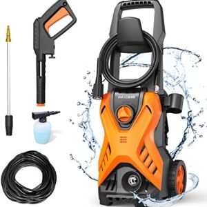 [New Model] Pressure Washer, Paxcess Power Washer 120BAR Electric High Pressure Washer 7L/min Professional Car Washer Cleaner Machine with Adjustable Spray Nozzle for Patio Garden Yard Vehicle
