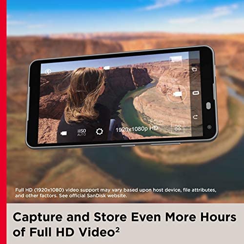 SanDisk 128GB Ultra microSDXC memory card+SD adapter. Up to 120MB/S Read Speed, Class 10, U1, A1 approved, Red/Grey - Image 3