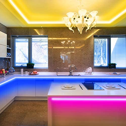 Ksipze 30m Led Strip Lights(2 Rolls of 15m) RGB Music Sync Color Changing, Led Lights with Smart App Control Remote, Led Lights for Bedroom Lighting Flexible Home Decoration (30 Meter) - Image 5