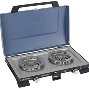 Campingaz, Portable Two Burner Gas Cooker with Windshield, 4400 Watt