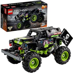 LEGO 42118 Technic Monster Jam Grave Digger Truck Toy to Off-Road Buggy, Pull Back 2 in 1 Building Set, For Boys and Girls 7 plus Years Old