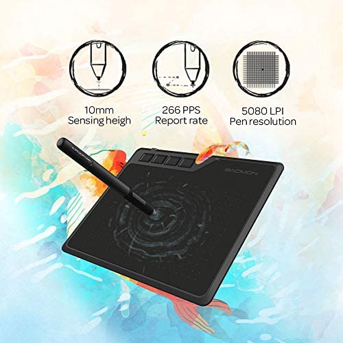 GAOMON S620 OSU Small Graphics Tablet with 4 Express Buttons, for Drawing, Online-Learning, Compatible with Windows & Mac & Android - Image 7