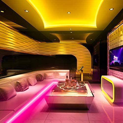 Ksipze 30m Led Strip Lights(2 Rolls of 15m) RGB Music Sync Color Changing, Led Lights with Smart App Control Remote, Led Lights for Bedroom Lighting Flexible Home Decoration (30 Meter) - Image 2
