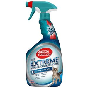 Simple Solution Cat Extreme Stain and Odor Remover With Pro-Bacteria and Enzyme Formula, Made in USA