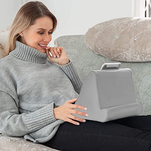 KANRAX Soft Tablet Stand - Universal Multi-Angle Book Rest Reading Pad Support Cushion Tablet Wedge Holder - Lazy Holder for eReaders, Magazines, Kindle, Smartphones - Image 6