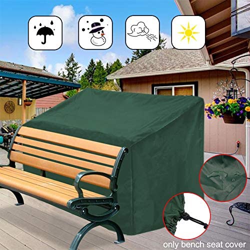 POHOVE 2/3/4 Seater Bench Seat Cover Waterproof Outdoor Garden Long Chair Cover 210D Oxford Cloth Protector Furniture Cover - Image 7