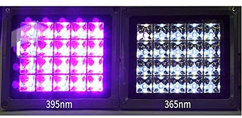 UMID UV Glue Curing Lamp High Power 30W LED Ultraviolet Light 395nm Black Light Fixtures for Curing Resin Paint Clear Coat Phone Repair Gel Nails 3D Printer (30W 395nm) - Image 2