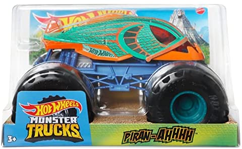Hot Wheels GTJ34 Monster Trucks 1:24 Scale Vehicles, Gift for Kids Ages 3 Years Old & Up, Multicolor, 12.0 cm*19.0 cm*14.0 cm - Image 5