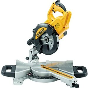 DEWALT DWS774-GB 216-mm 230V Slide Mitre Saw with XPS - Yellow/Black