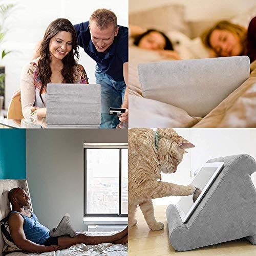 KANRAX Soft Tablet Stand - Universal Multi-Angle Book Rest Reading Pad Support Cushion Tablet Wedge Holder - Lazy Holder for eReaders, Magazines, Kindle, Smartphones - Image 7