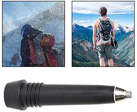 5 Pieces Alpenstock Replacement Rod Tip Carbon Tungsten Steel Alpenstock Tip Alpenstock Protectors Rod Replacement Alpenstock Head Cover for Hiking Walking Trekking Hiking Poles - Image 4