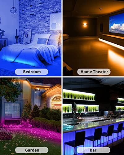 LED Strip Lights, FUPT 20M RGB LED Light Strip Music Sync Smart Color Changing Rope Lights, 44 Keys Remote Control, Timing Function, with for Bedroom, Room, Christmas Decoration - Image 6