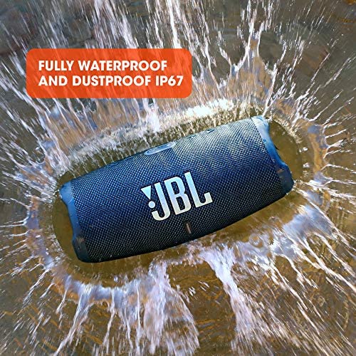 JBL Charge 5 - Portable Bluetooth Speaker with deep bass, IP67 waterproof and dustproof, 20 hours of playtime, built-in powerbank, in black - Image 4