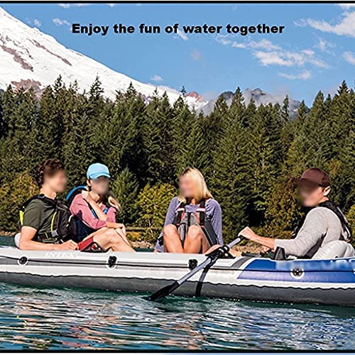 ZXQZ Kayak, 4 People Inflatable Kayak with Tent Inflatable Canoe Blow Up Kayak for Summer Surfing Fishing - Image 2