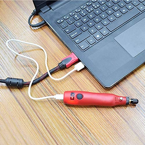 Cordless Rotary Tool, USB Electric Drill 3.7V Mini Grinder with 3 Speed, Wireless Rechargeable Electric Drill Set with 25pcs Accessories Electric Multi-Tool for Polishing, Cleaning and Engraving - Image 8