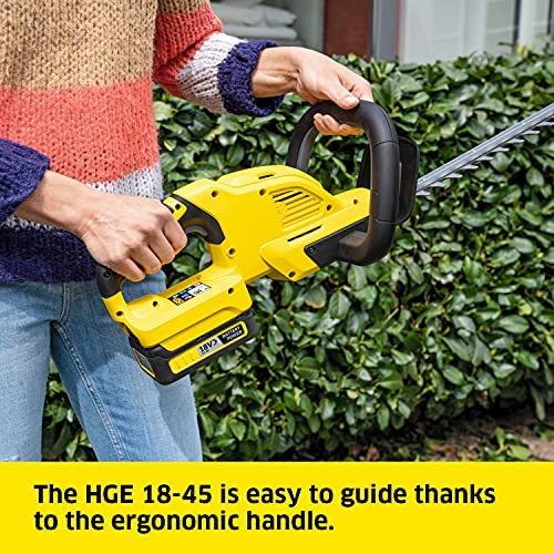 Kärcher 18 V Cordless Hedge Trimmer HGE 18-45 Battery Set, Include 18 V/2.5Ah Battery and Fast Charger, Cutting Length: 45 cm, Diamond-ground Blade, Weight: 2.68 kg, Power: Max 250 m - Image 5