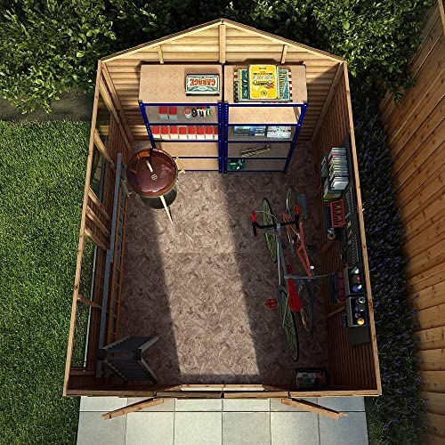 WALTONS EST. 1878 Wooden Garden Shed 10x8 Outdoor Storage Building, Apex Roof (10 x 8 / 10Ft x 8Ft) - Image 6