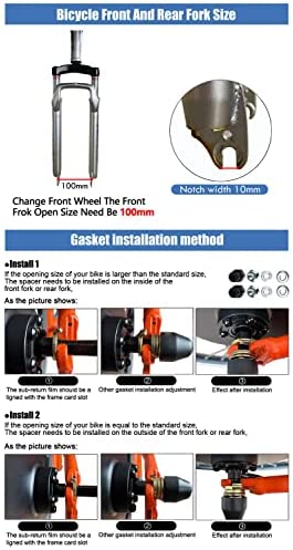 Ebike Conversion Kit Front Wheel,36V/48V 350W/500W Electric Bicycle Hub Motor Kit,20"/24"/26"/27.5"/28"/29"/700C Front Wheel E-Bike Conversion Kit,E-Bike Hub Set with PAS System,20in-36V/500W - Image 6