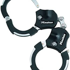 MASTER LOCK Certified Cuffs, Anti-Theft Lock - Police Approved [1 pivoting link] [36 cm] 8200EURDPRO - Best used for Electric Scooters, Bikes, Motorbikes