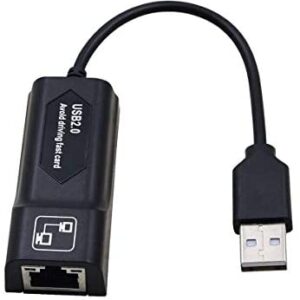 LAN Ethernet Adapter for AMAZON FIRE TV 3 or STICK GEN 2 or 2 stops buffering - Black