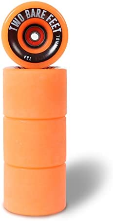 Two Bare Feet Sessions 70mm Super Grip Longboard Skate Wheel Set - Image 3