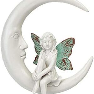 Secret Fairy Garden Hanging on the Moon Garden Statue Ornament