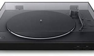 Sony PS-LX310BT Bluetooth Turntable with built-in Phono Pre-Amp, 2 speeds and 3 gain modes, Black